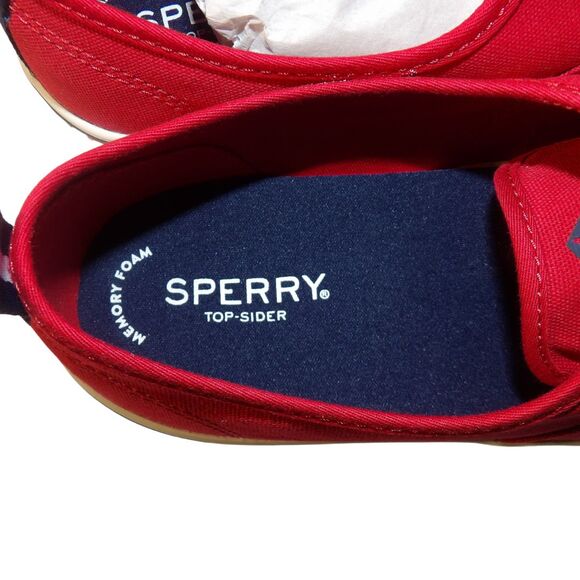 WOMEN'S RED SHERRY TOP SIDER MEMORY FOAM SIZE 11 M - Picture 5 of 5